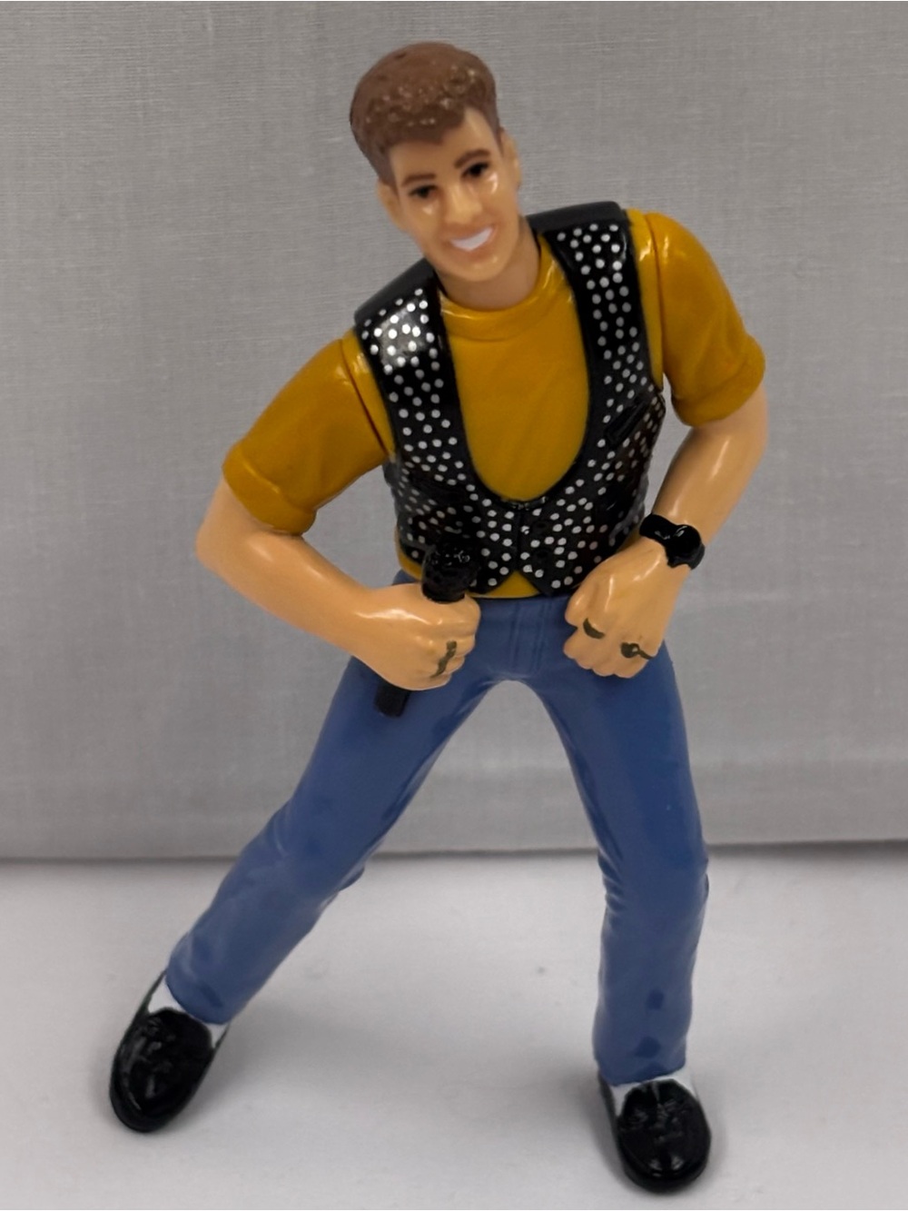 Vintage 1990 New Kids on the Block NKOTB Joe Joey McIntyre Figure Toy Big Step